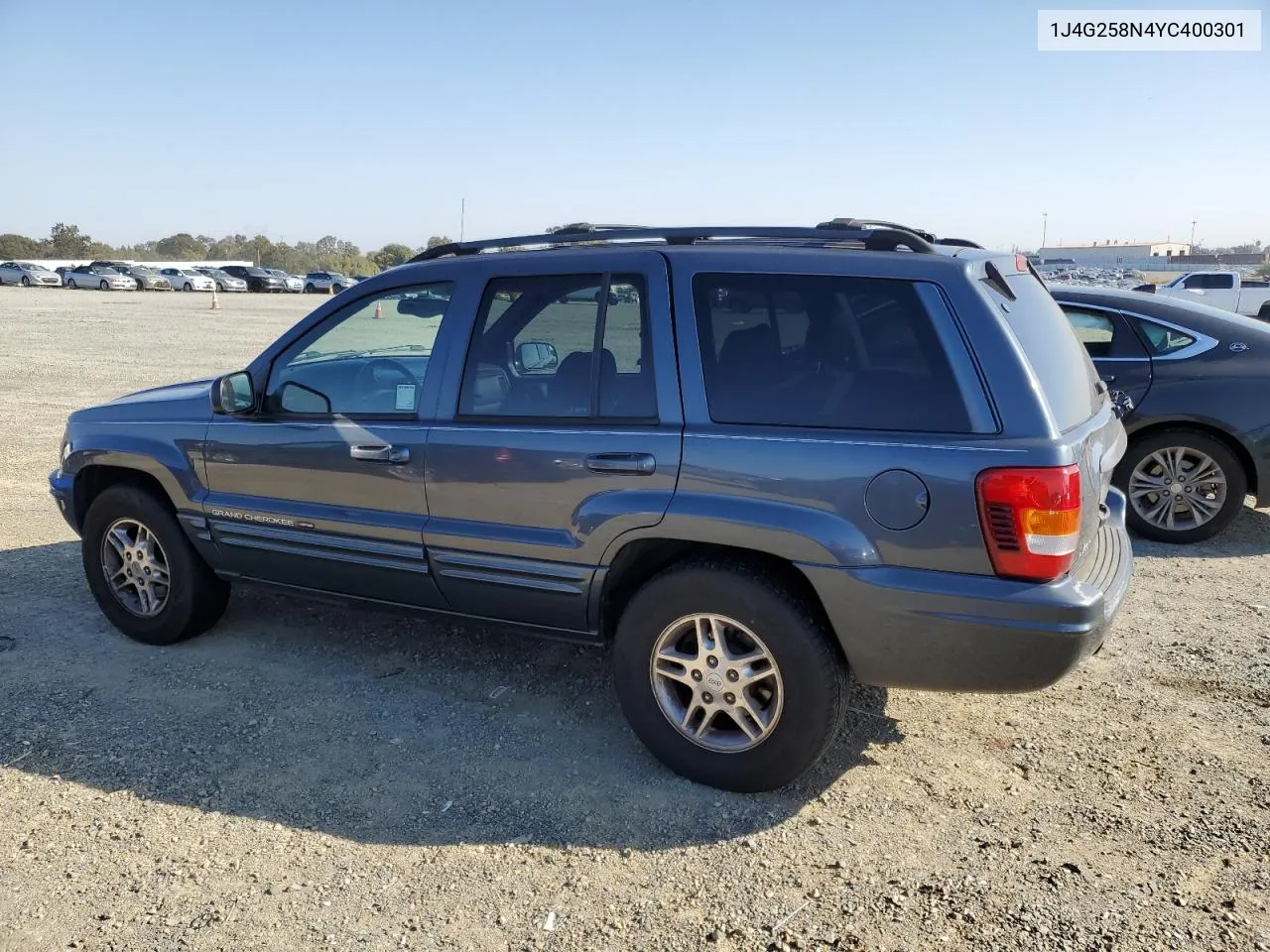 2000 Jeep Grand Cherokee Limited VIN: 1J4G258N4YC400301 Lot: 79713014