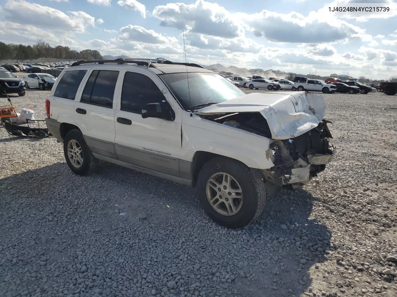 2000 Jeep Grand Cherokee Laredo VIN: 1J4G248N4YC215739 Lot: 79933784