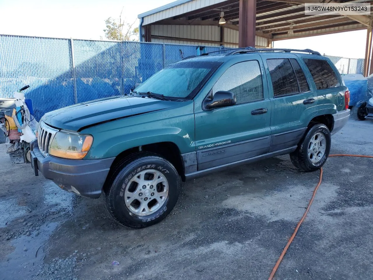 2000 Jeep Grand Cherokee Laredo VIN: 1J4GW48N9YC153243 Lot: 80540554