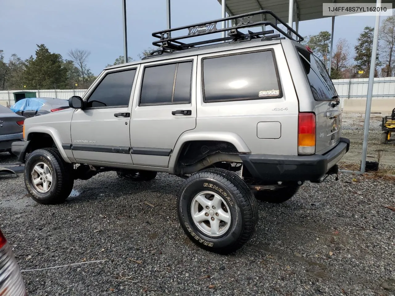 2000 Jeep Cherokee Sport VIN: 1J4FF48S7YL162010 Lot: 81257834