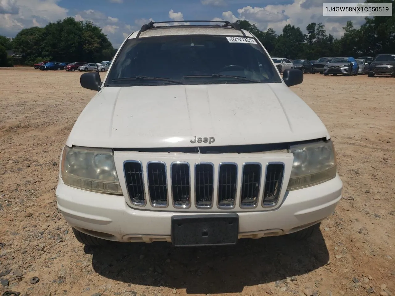 2001 Jeep Grand Cherokee Limited VIN: 1J4GW58NX1C550519 Lot: 62187334