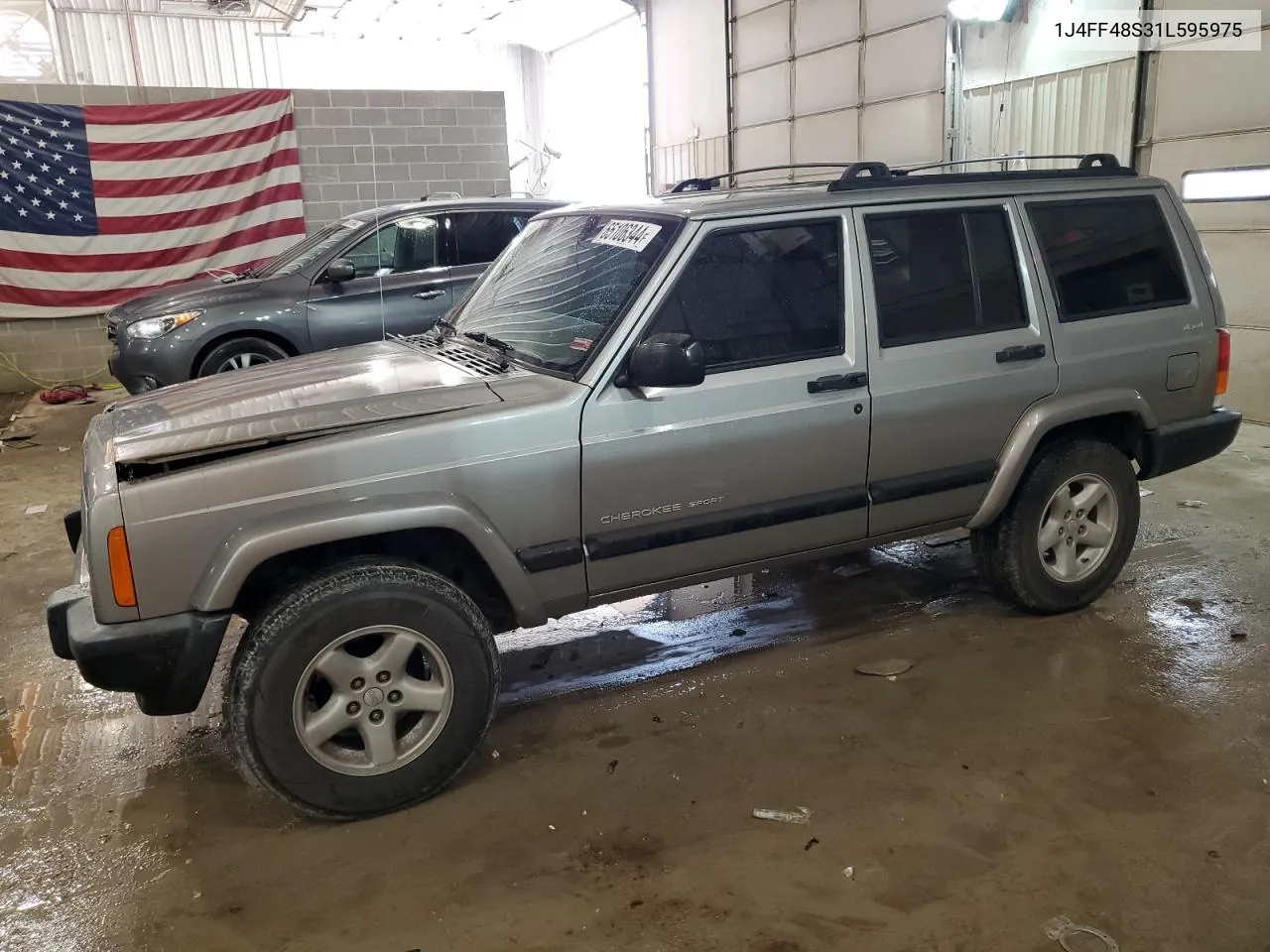 2001 Jeep Cherokee Sport VIN: 1J4FF48S31L595975 Lot: 65106344