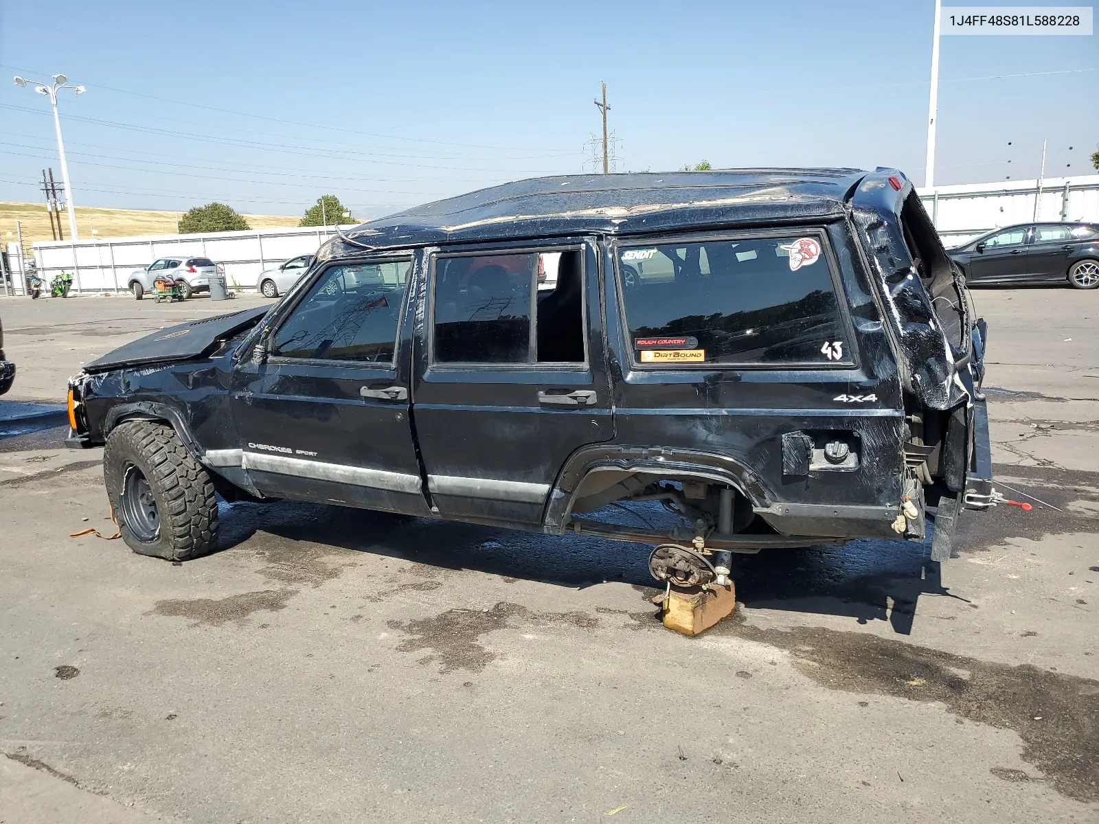 2001 Jeep Cherokee Sport VIN: 1J4FF48S81L588228 Lot: 65334654