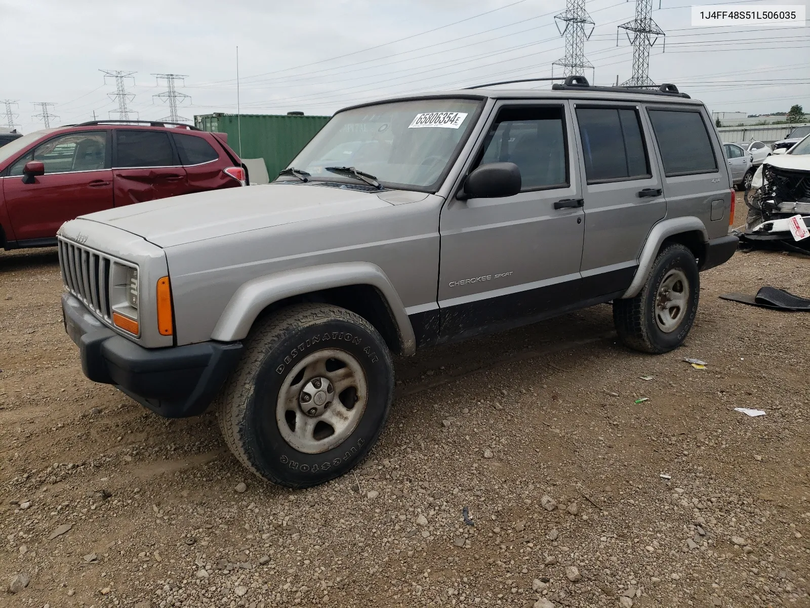 2001 Jeep Cherokee Sport VIN: 1J4FF48S51L506035 Lot: 65806354