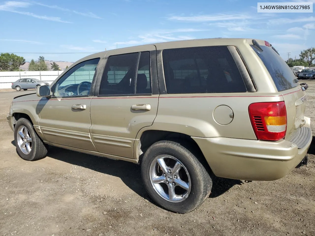 2001 Jeep Grand Cherokee Limited VIN: 1J4GW58N81C627985 Lot: 66345124