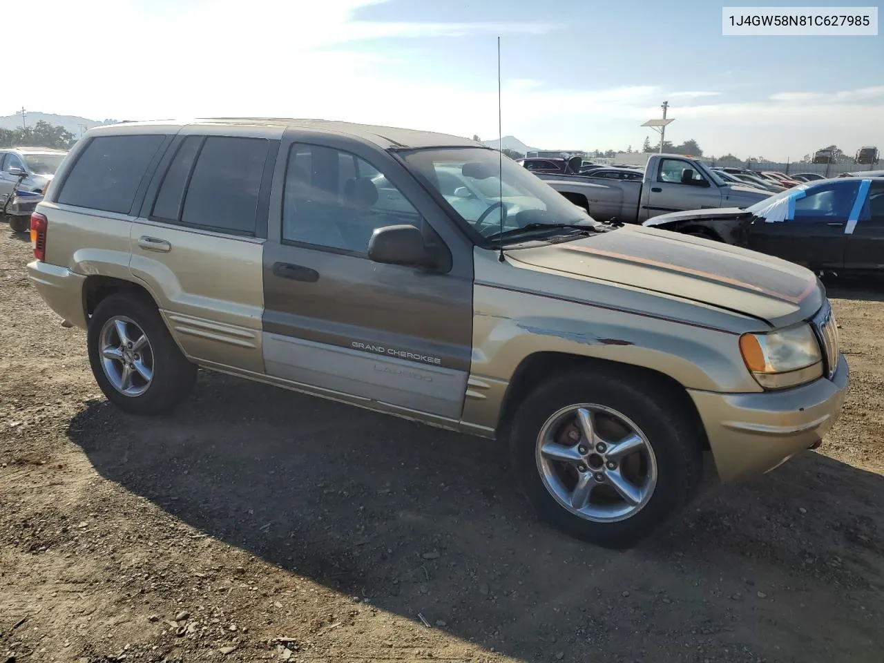 2001 Jeep Grand Cherokee Limited VIN: 1J4GW58N81C627985 Lot: 66345124