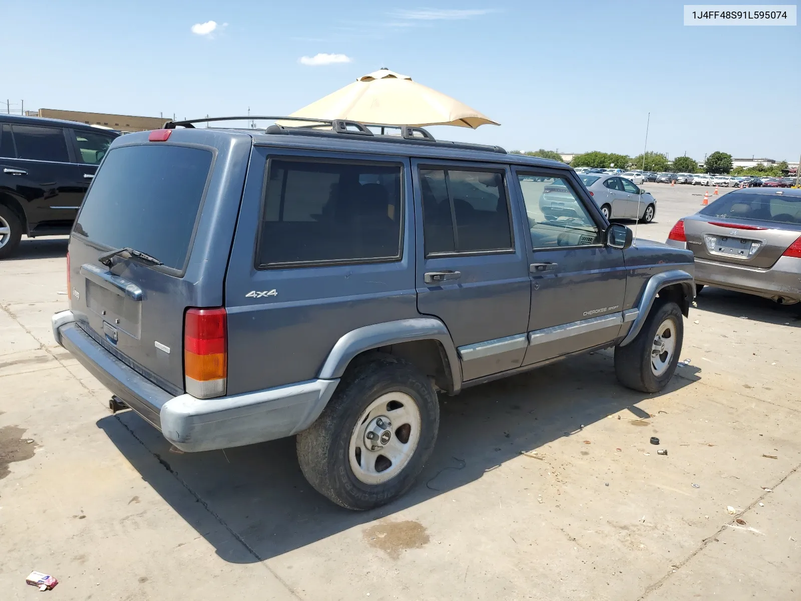 2001 Jeep Cherokee Sport VIN: 1J4FF48S91L595074 Lot: 67135304