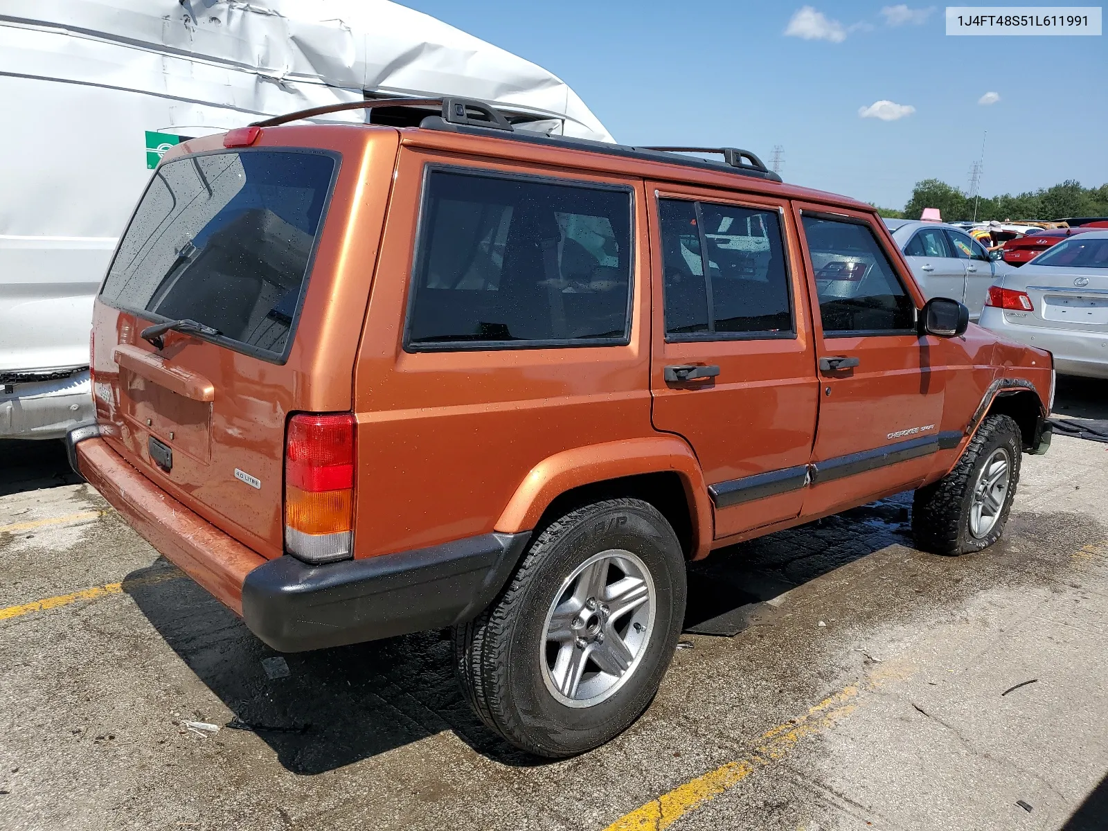 2001 Jeep Cherokee Sport VIN: 1J4FT48S51L611991 Lot: 67296484