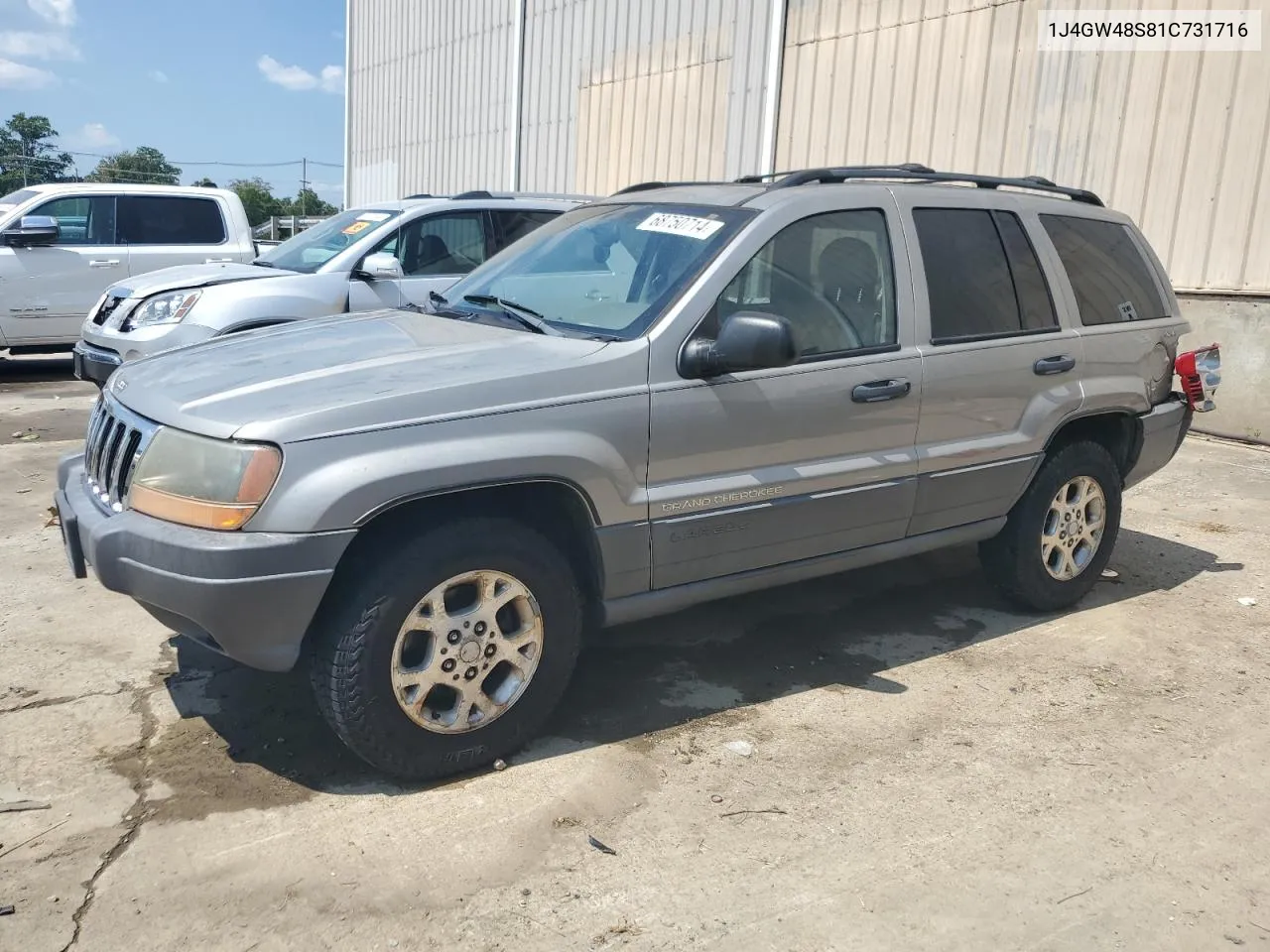 2001 Jeep Grand Cherokee Laredo VIN: 1J4GW48S81C731716 Lot: 68750714