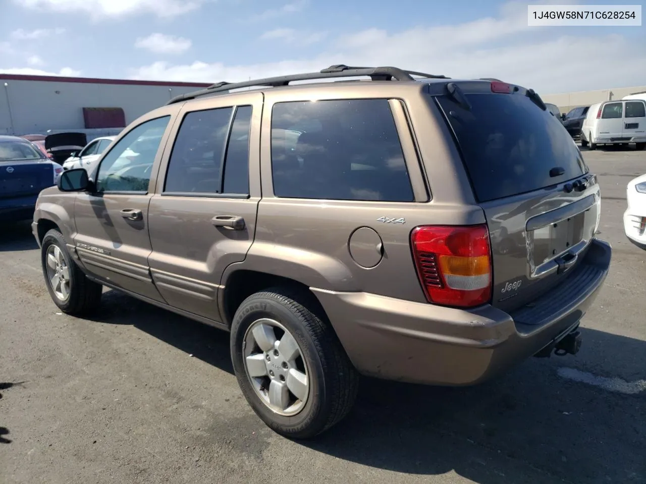 2001 Jeep Grand Cherokee Limited VIN: 1J4GW58N71C628254 Lot: 69858364