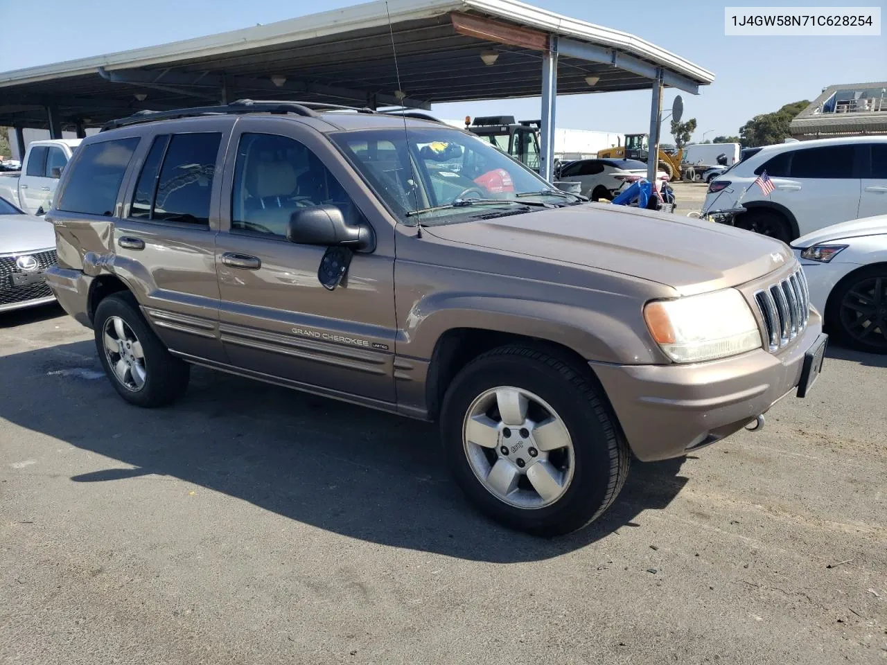 2001 Jeep Grand Cherokee Limited VIN: 1J4GW58N71C628254 Lot: 69858364