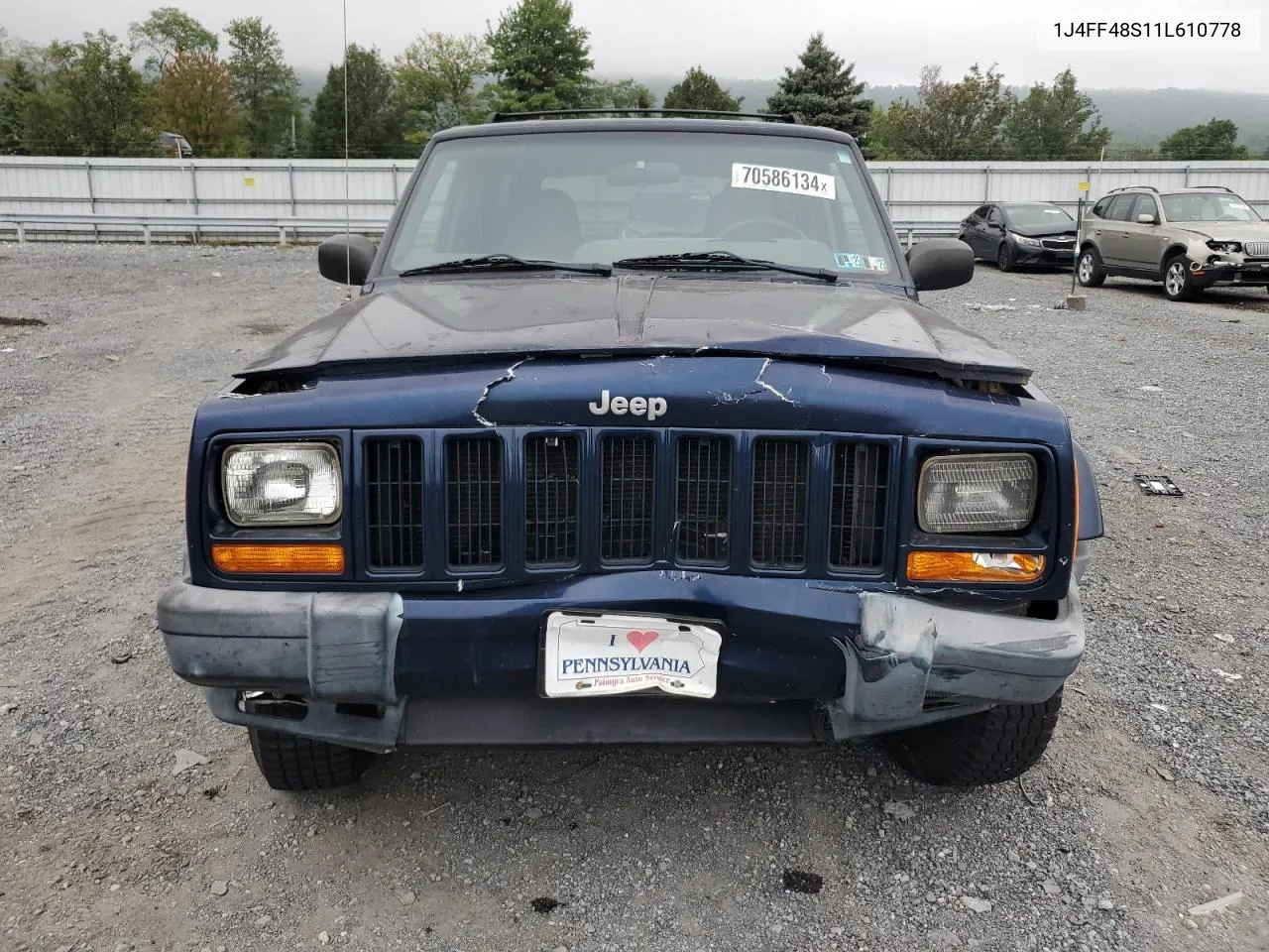 1J4FF48S11L610778 2001 Jeep Cherokee Sport