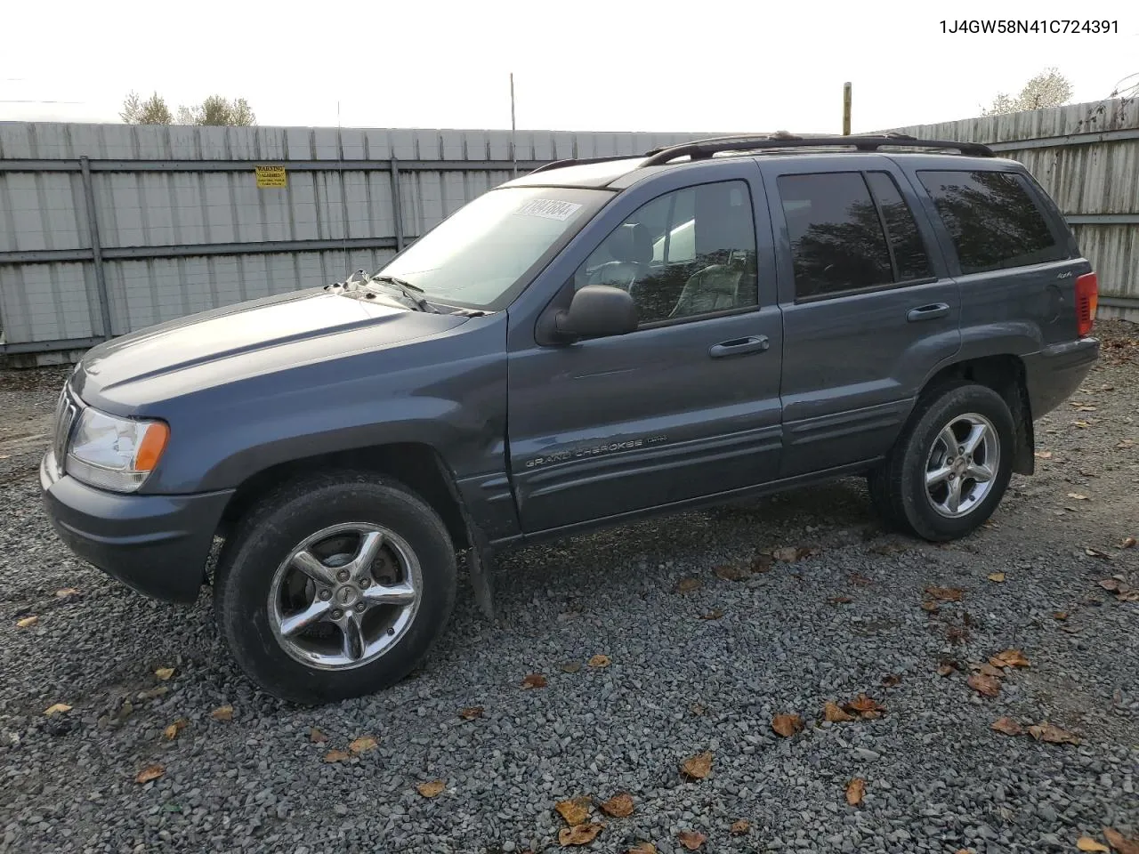 2001 Jeep Grand Cherokee Limited VIN: 1J4GW58N41C724391 Lot: 71847684