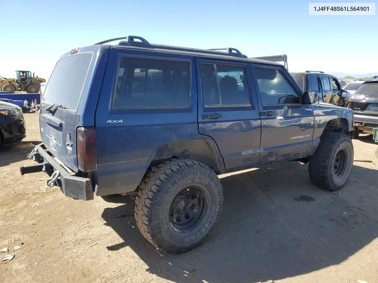 2001 Jeep Cherokee Sport VIN: 1J4FF48S61L564901 Lot: 72152294