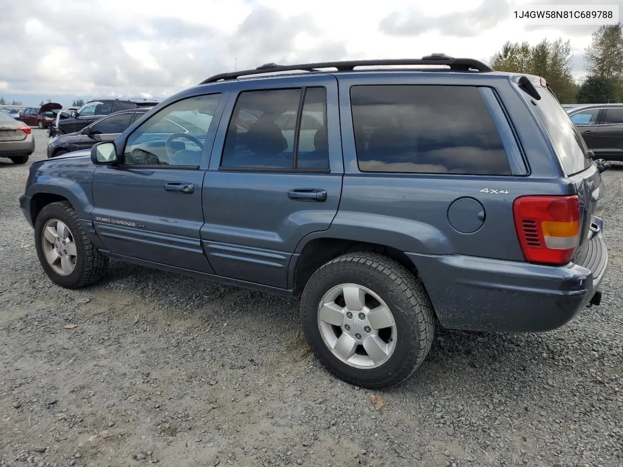 1J4GW58N81C689788 2001 Jeep Grand Cherokee Limited