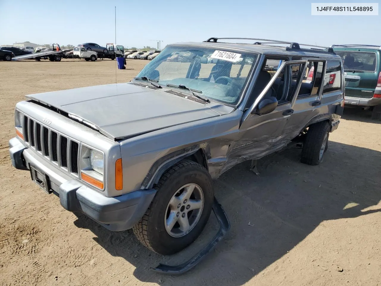 2001 Jeep Cherokee Sport VIN: 1J4FF48S11L548895 Lot: 72418314