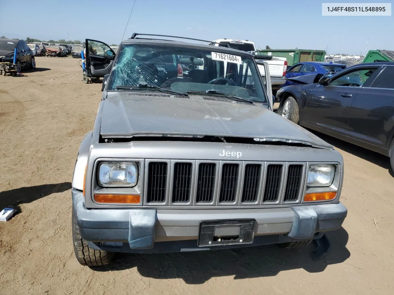 1J4FF48S11L548895 2001 Jeep Cherokee Sport