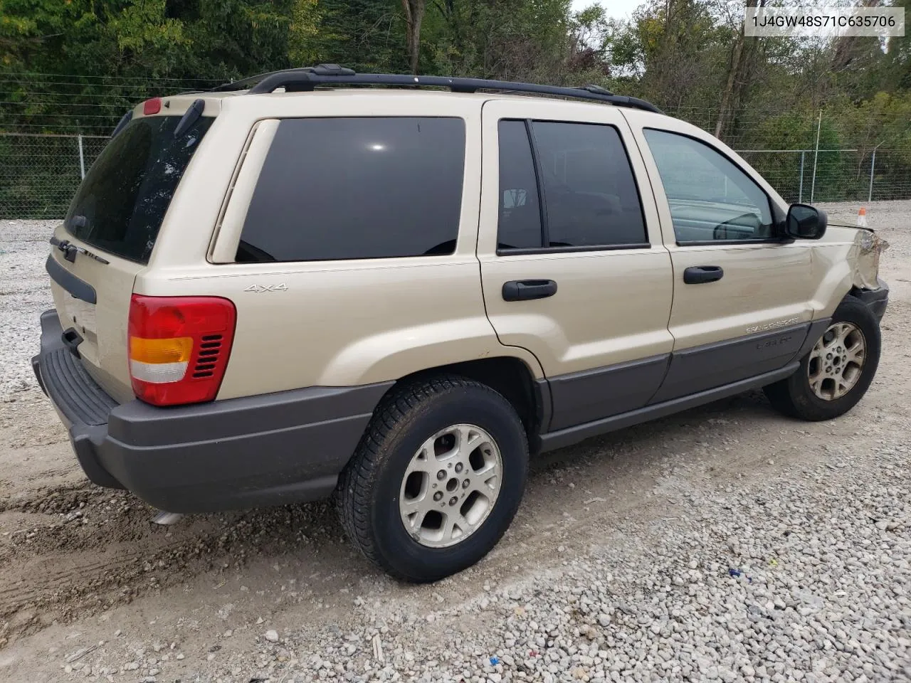 1J4GW48S71C635706 2001 Jeep Grand Cherokee Laredo