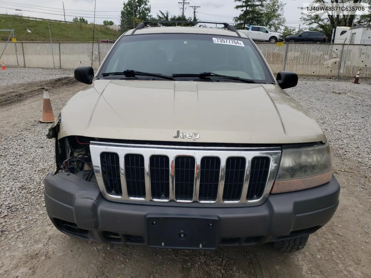 1J4GW48S71C635706 2001 Jeep Grand Cherokee Laredo