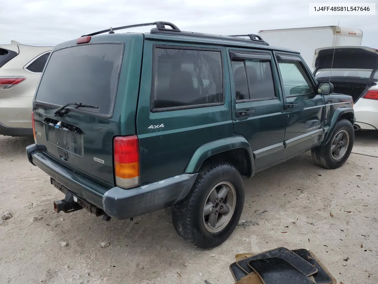 2001 Jeep Cherokee Sport VIN: 1J4FF48S81L547646 Lot: 75478604