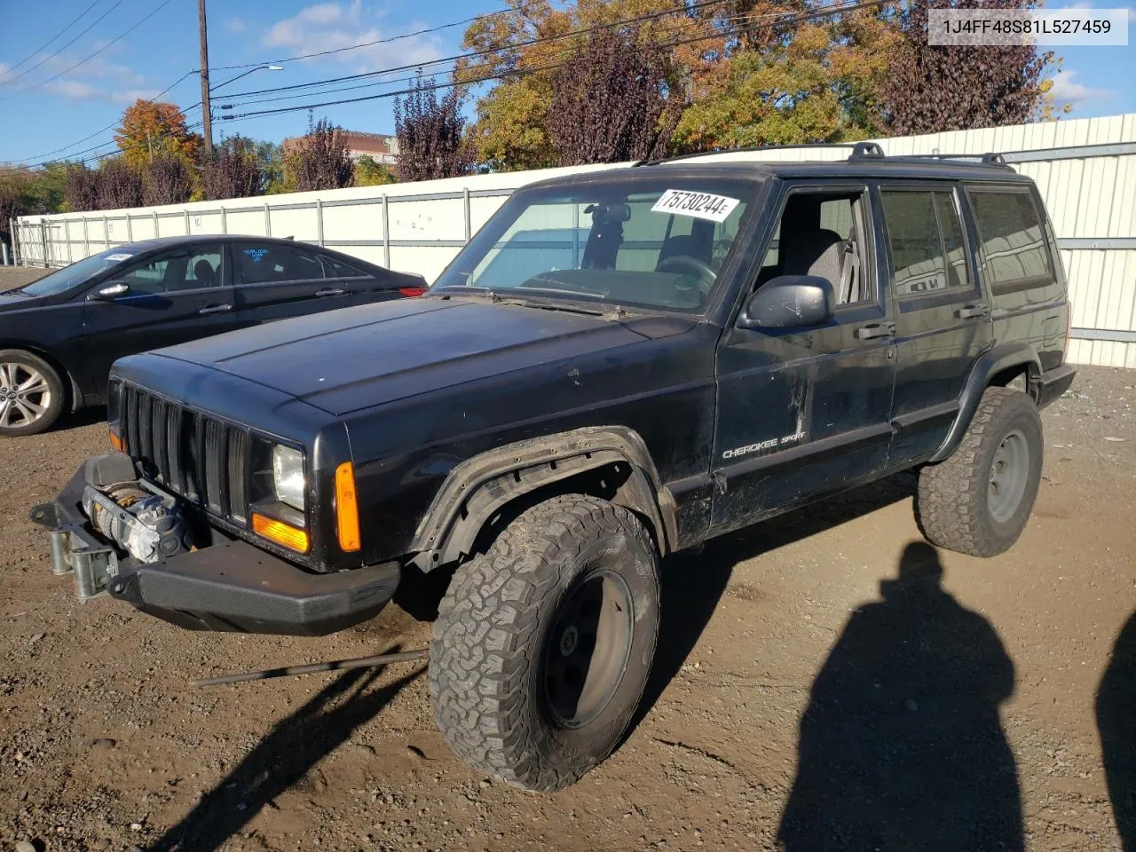 2001 Jeep Cherokee Sport VIN: 1J4FF48S81L527459 Lot: 75730244