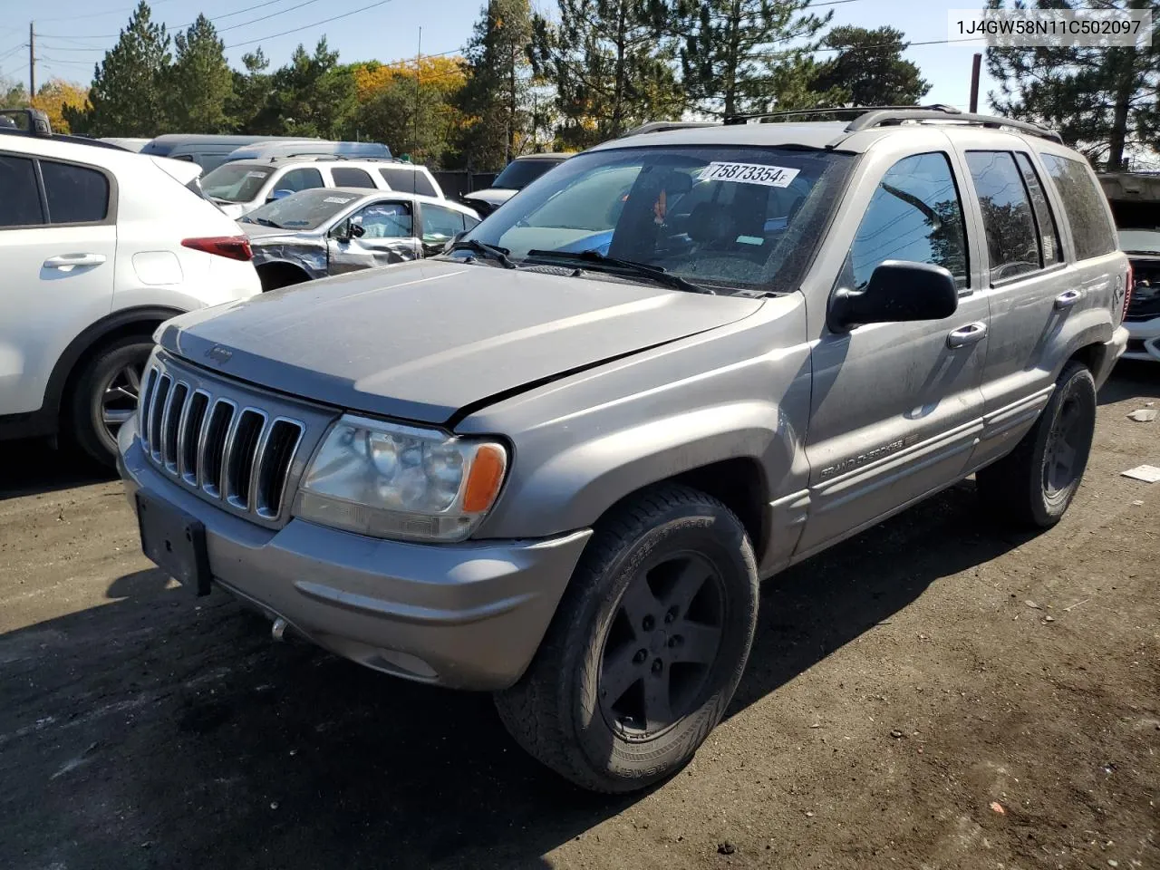 2001 Jeep Grand Cherokee Limited VIN: 1J4GW58N11C502097 Lot: 75873354