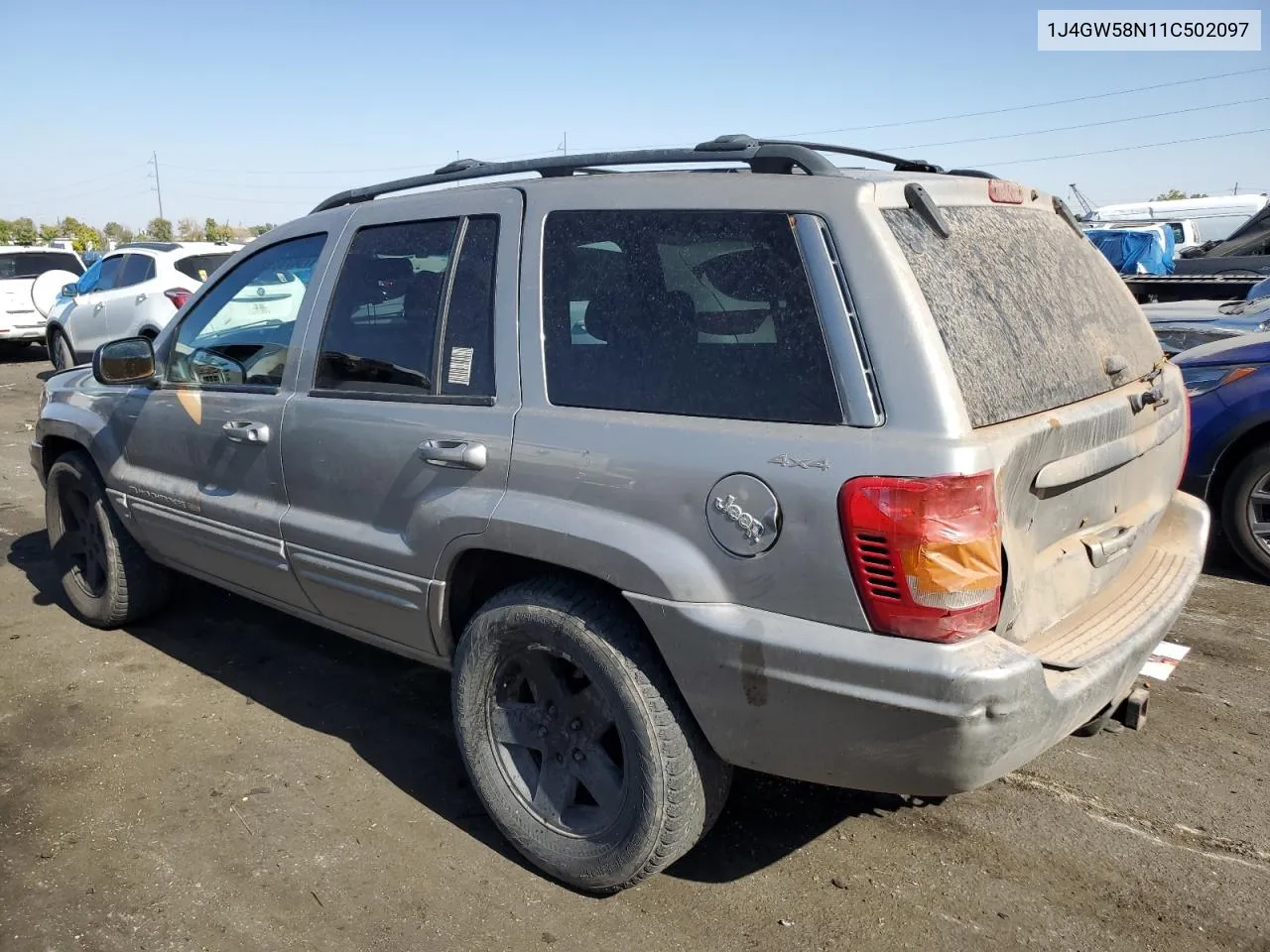 2001 Jeep Grand Cherokee Limited VIN: 1J4GW58N11C502097 Lot: 75873354