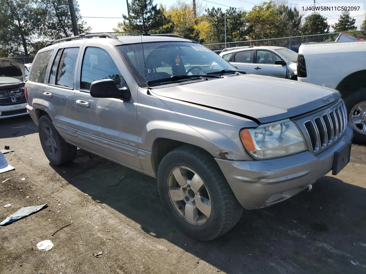 2001 Jeep Grand Cherokee Limited VIN: 1J4GW58N11C502097 Lot: 75873354