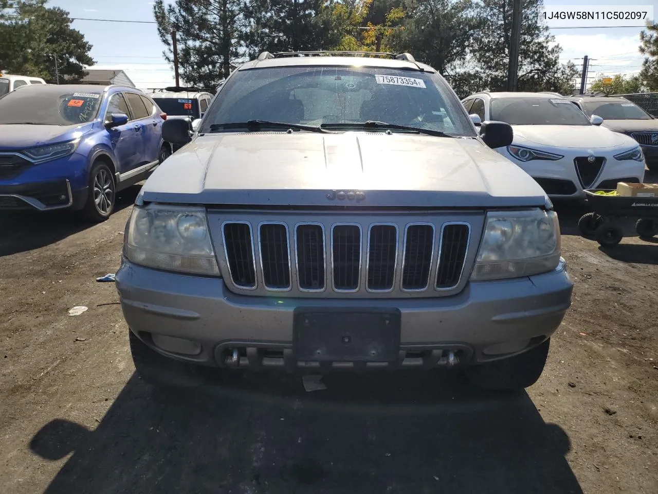 2001 Jeep Grand Cherokee Limited VIN: 1J4GW58N11C502097 Lot: 75873354