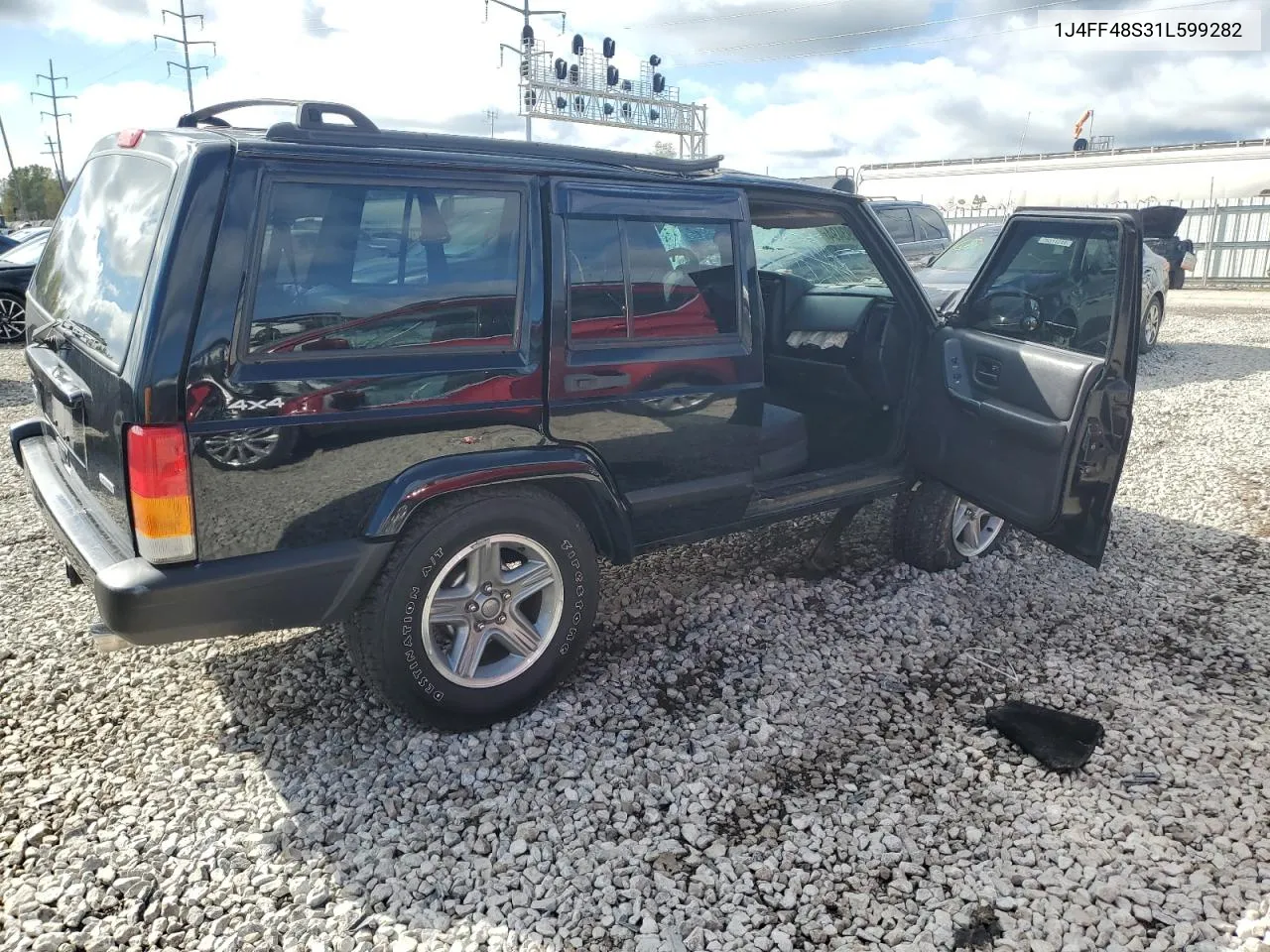 2001 Jeep Cherokee Sport VIN: 1J4FF48S31L599282 Lot: 75993494