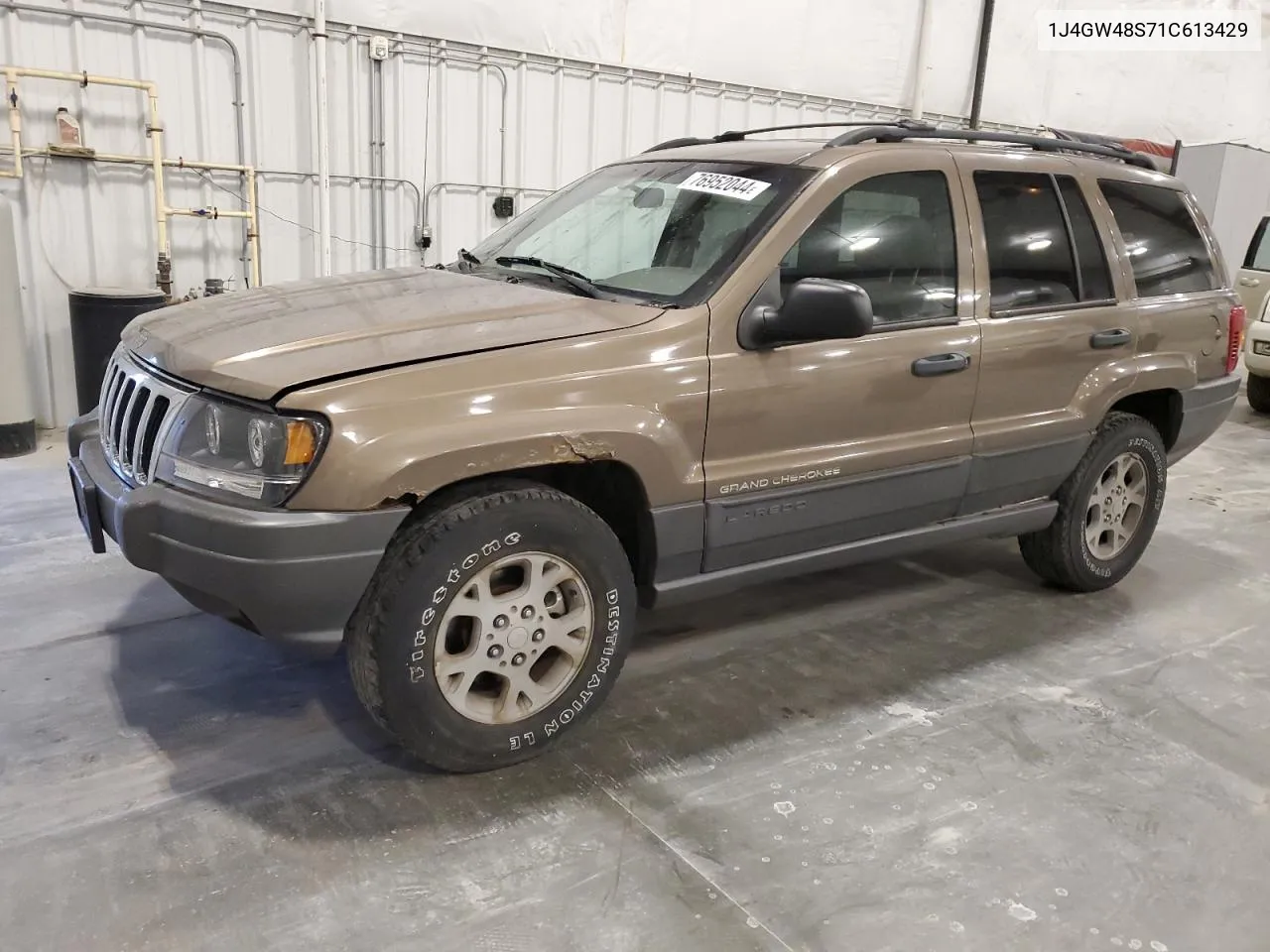 2001 Jeep Grand Cherokee Laredo VIN: 1J4GW48S71C613429 Lot: 76952044