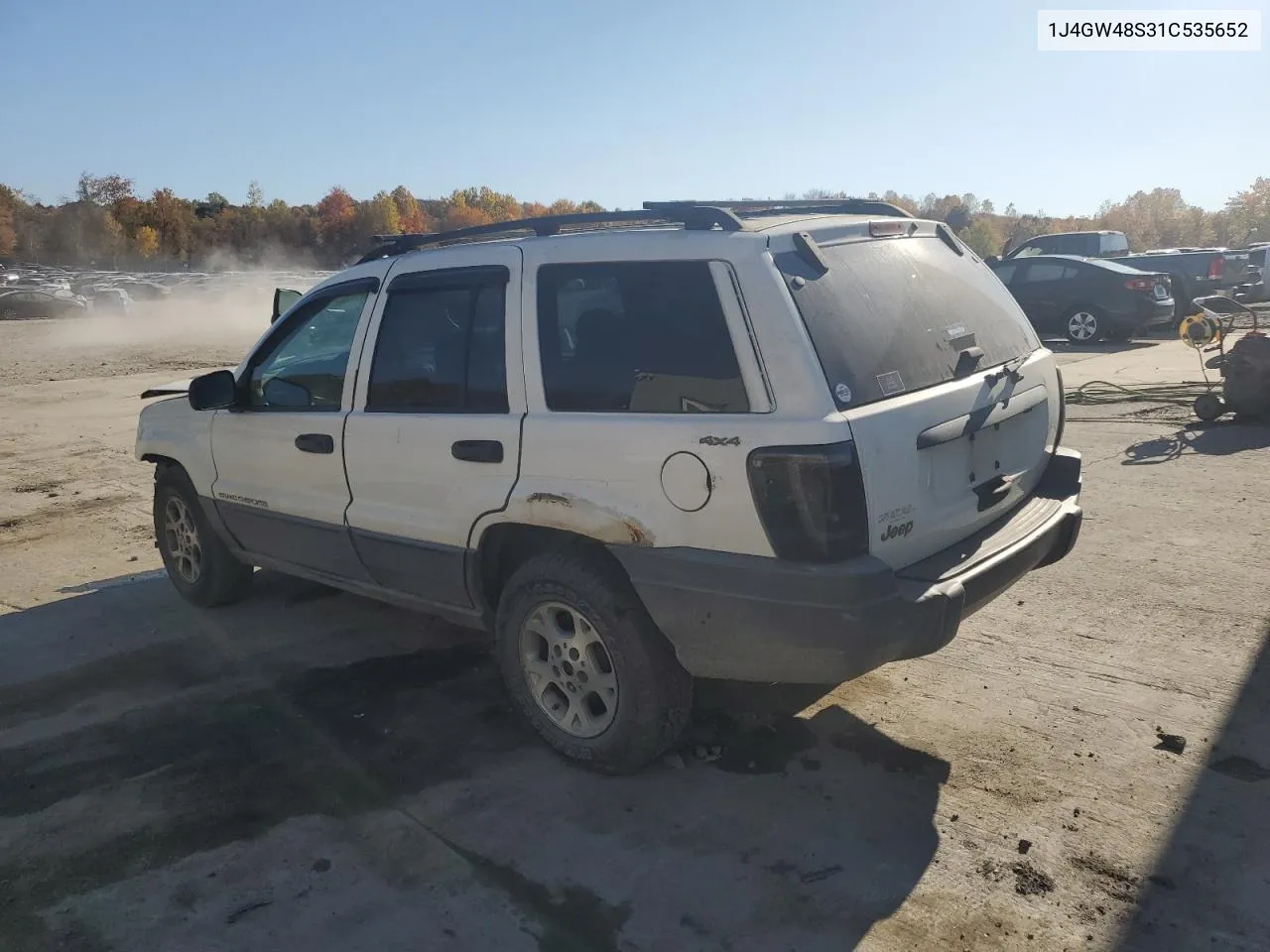 1J4GW48S31C535652 2001 Jeep Grand Cherokee Laredo