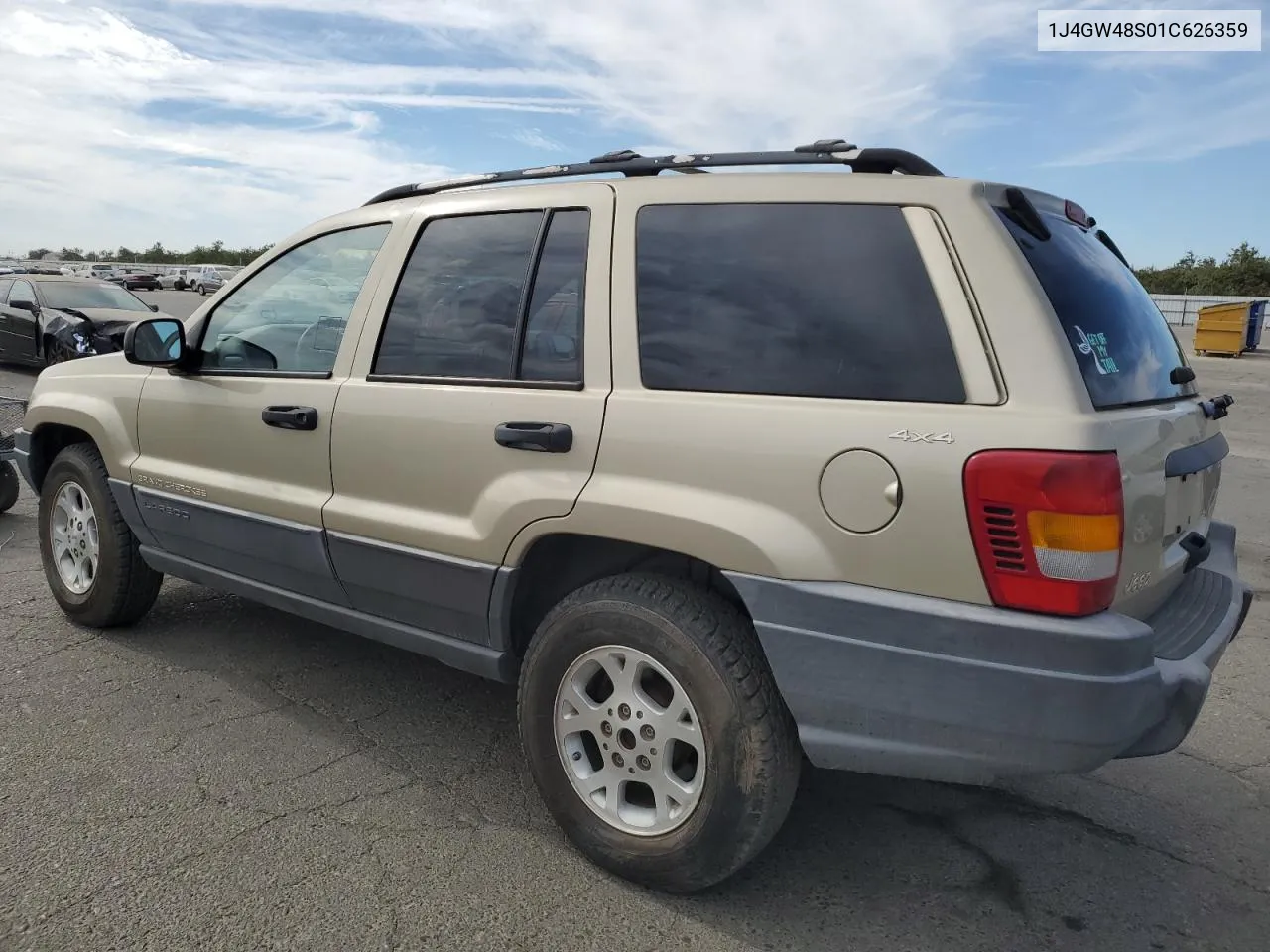 2001 Jeep Grand Cherokee Laredo VIN: 1J4GW48S01C626359 Lot: 77885974