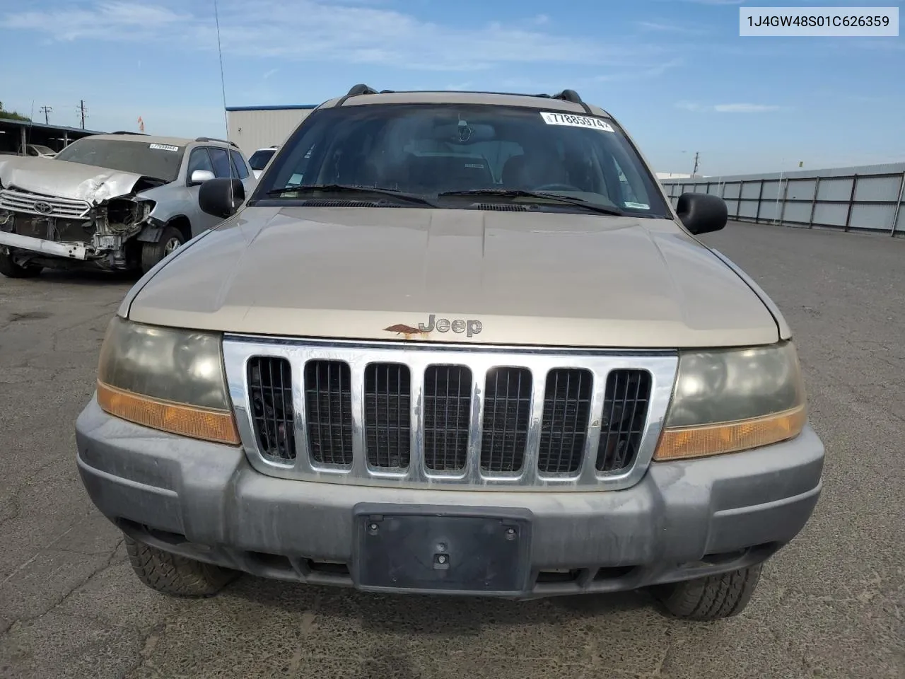 2001 Jeep Grand Cherokee Laredo VIN: 1J4GW48S01C626359 Lot: 77885974