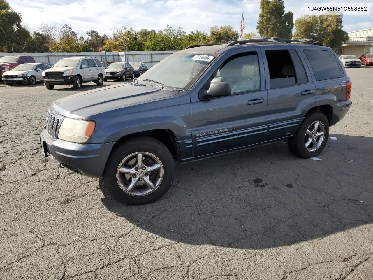 2001 Jeep Grand Cherokee Limited VIN: 1J4GW58N51C668882 Lot: 78100804