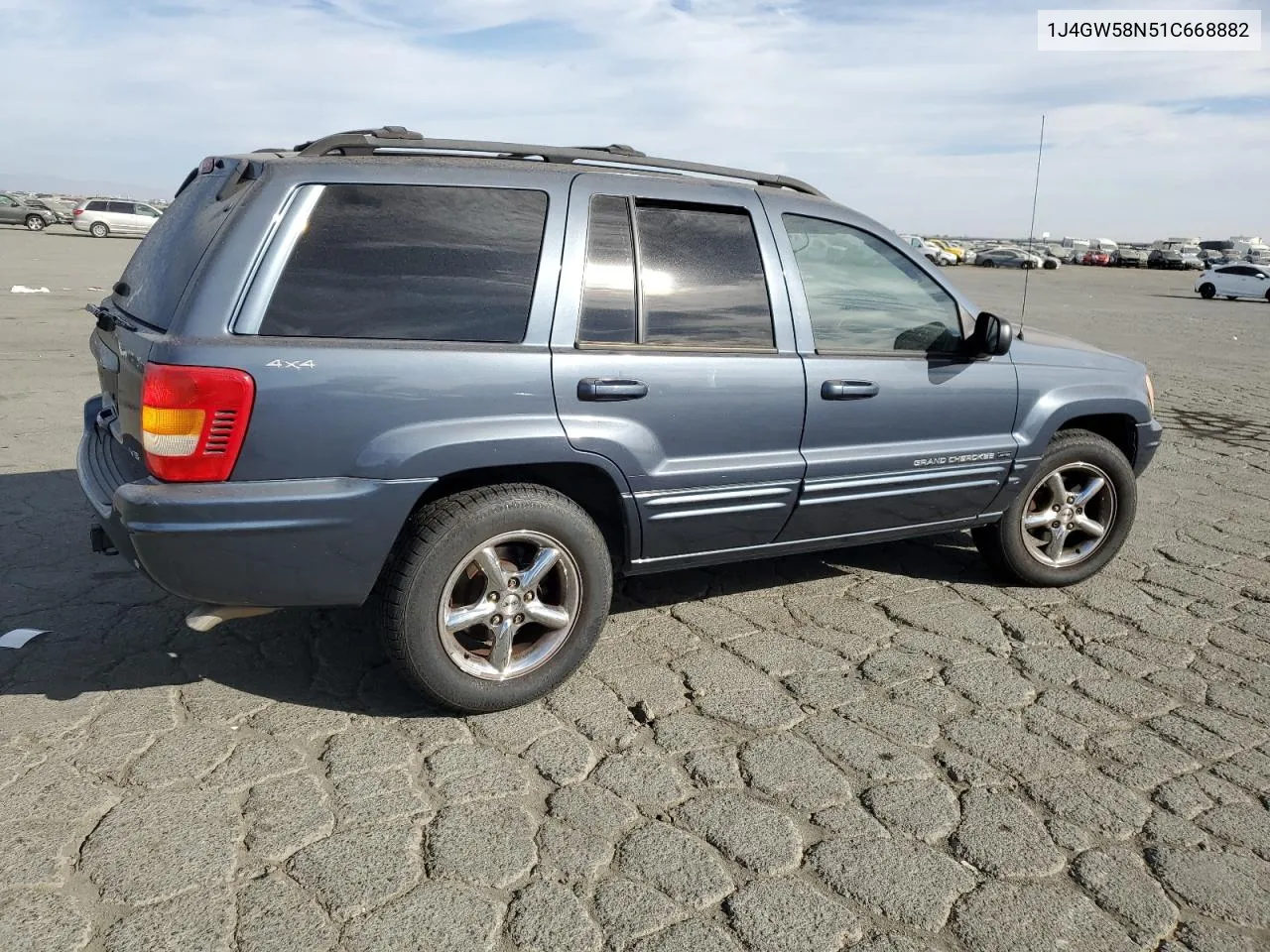 2001 Jeep Grand Cherokee Limited VIN: 1J4GW58N51C668882 Lot: 78100804