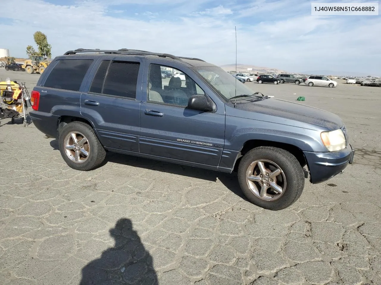 2001 Jeep Grand Cherokee Limited VIN: 1J4GW58N51C668882 Lot: 78100804