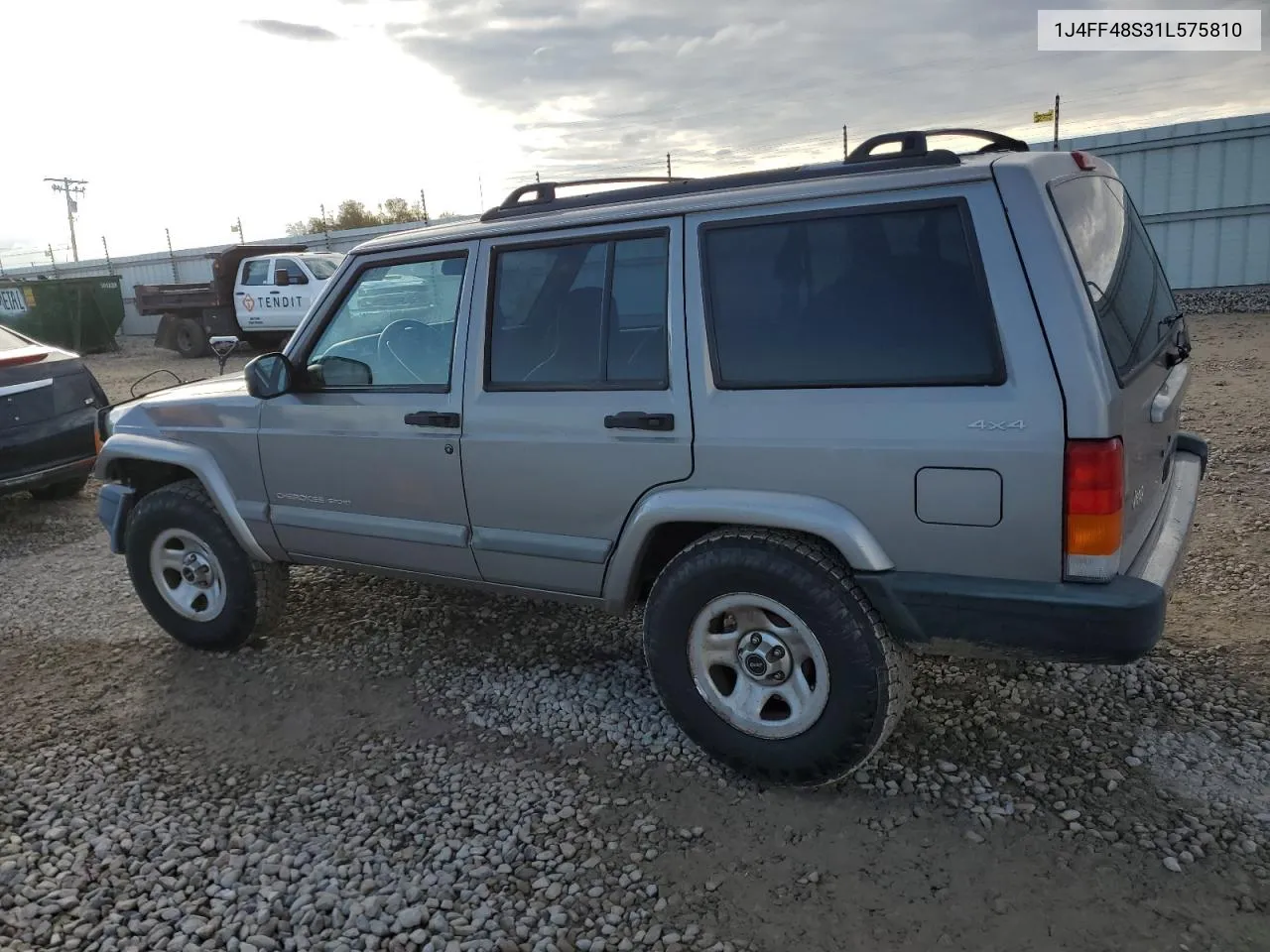 2001 Jeep Cherokee Sport VIN: 1J4FF48S31L575810 Lot: 78520084