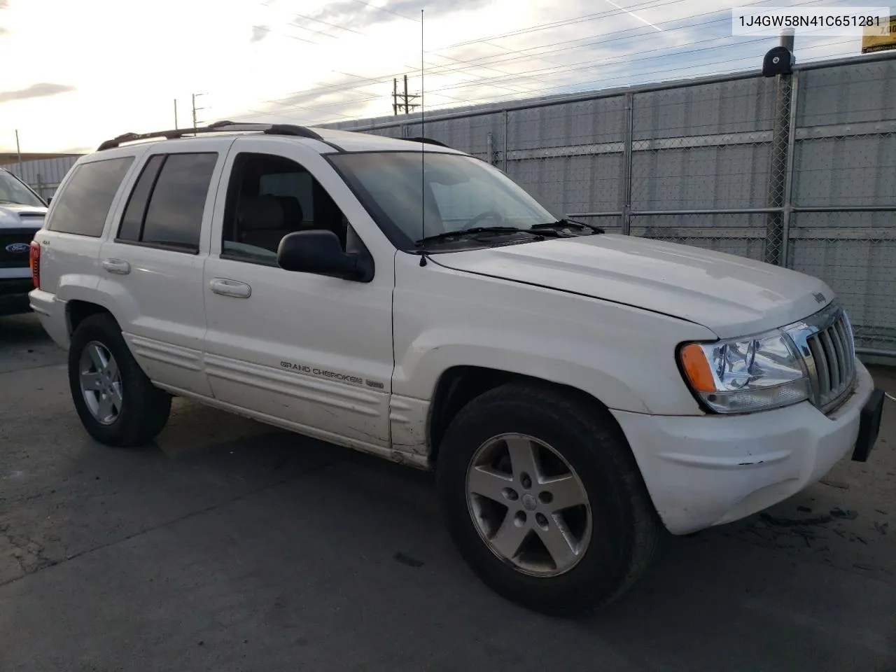 2001 Jeep Grand Cherokee Limited VIN: 1J4GW58N41C651281 Lot: 78952624