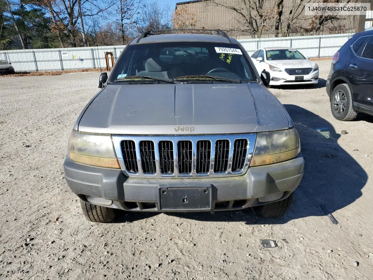 2001 Jeep Grand Cherokee Laredo VIN: 1J4GW48S31C625870 Lot: 79267544