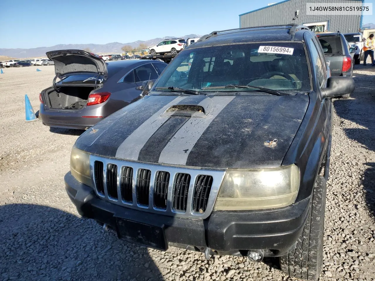 2001 Jeep Grand Cherokee Limited VIN: 1J4GW58N81C519575 Lot: 80156994