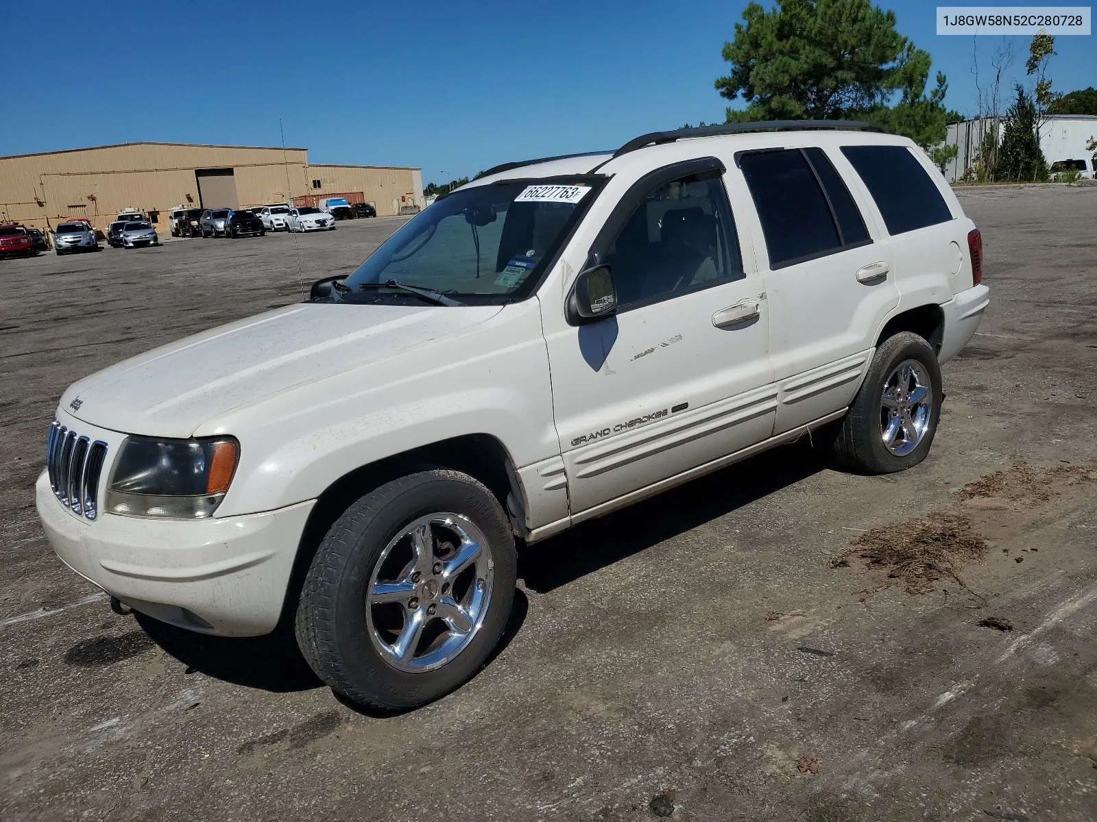 2002 Jeep Grand Cherokee Limited VIN: 1J8GW58N52C280728 Lot: 62848354