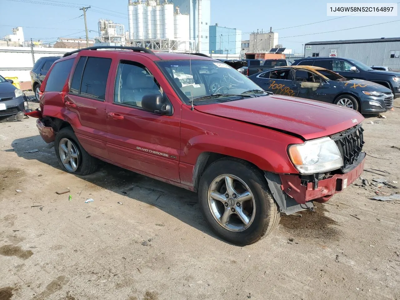 2002 Jeep Grand Cherokee Limited VIN: 1J4GW58N52C164897 Lot: 64957564