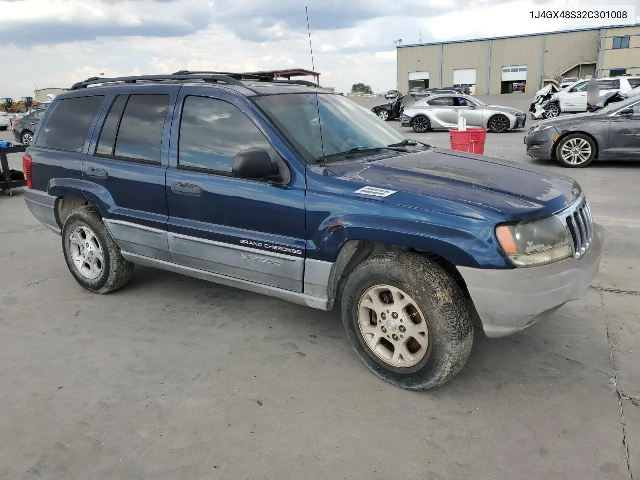 2002 Jeep Grand Cherokee Laredo VIN: 1J4GX48S32C301008 Lot: 69053214