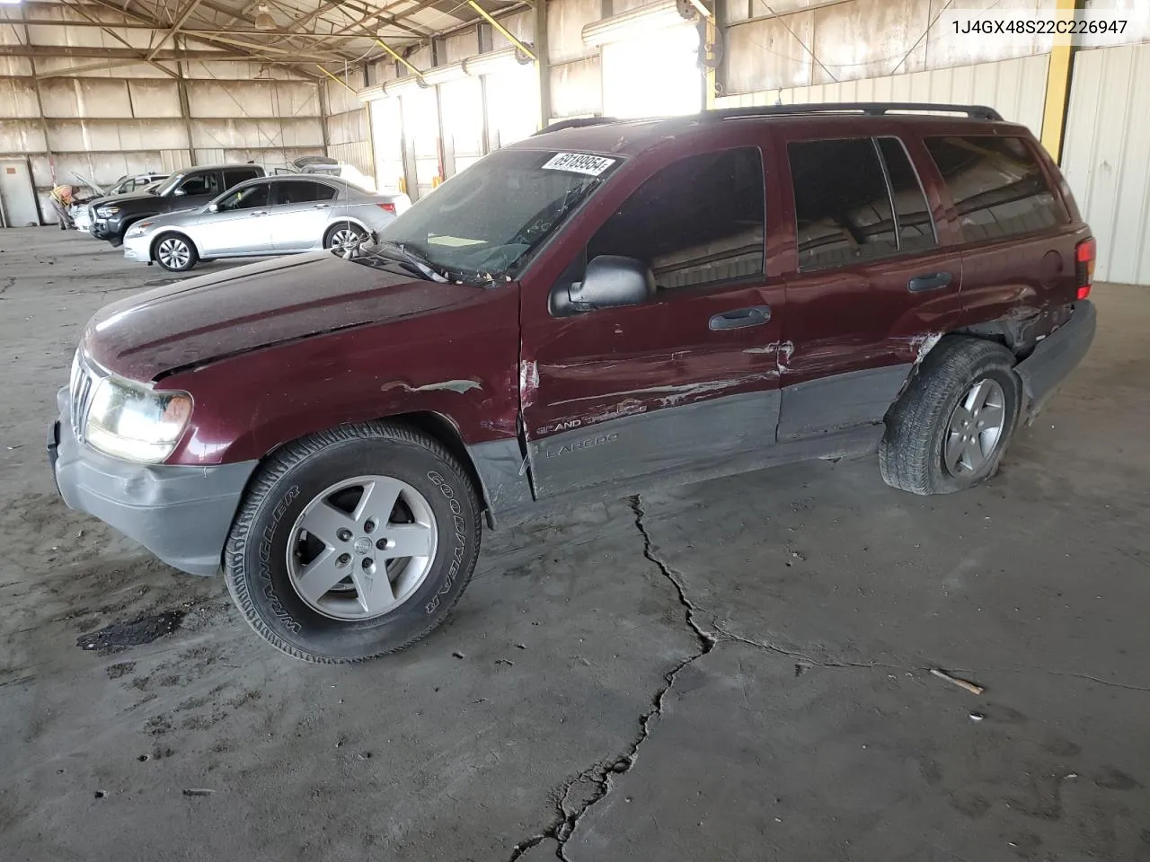 2002 Jeep Grand Cherokee Laredo VIN: 1J4GX48S22C226947 Lot: 69189954