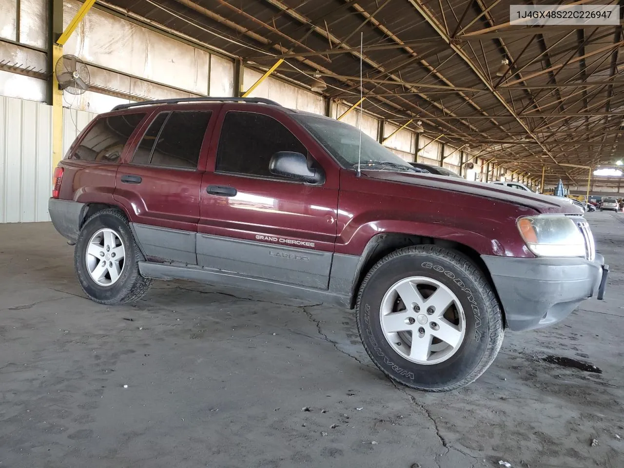 2002 Jeep Grand Cherokee Laredo VIN: 1J4GX48S22C226947 Lot: 69189954