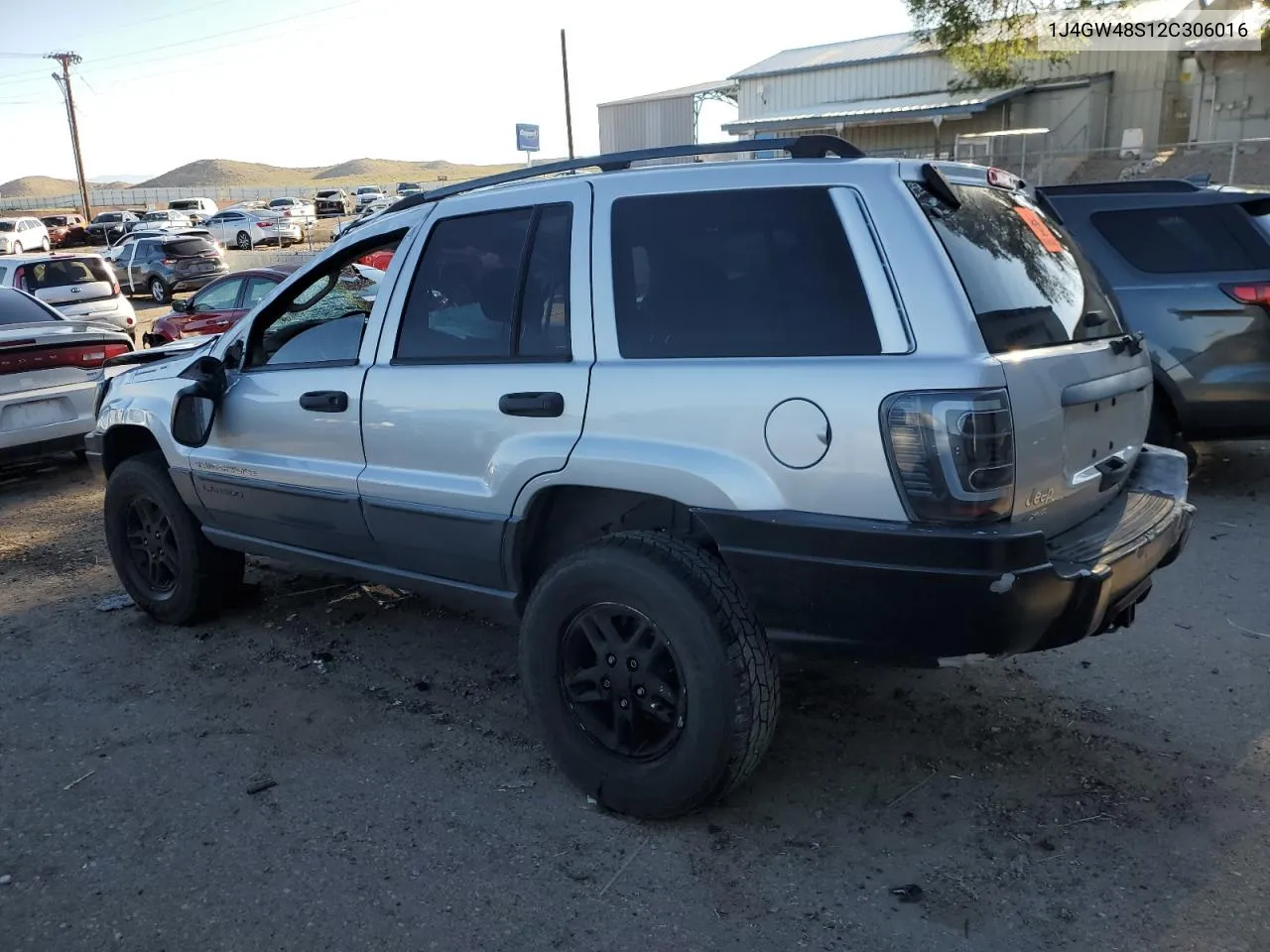 2002 Jeep Grand Cherokee Laredo VIN: 1J4GW48S12C306016 Lot: 69565484