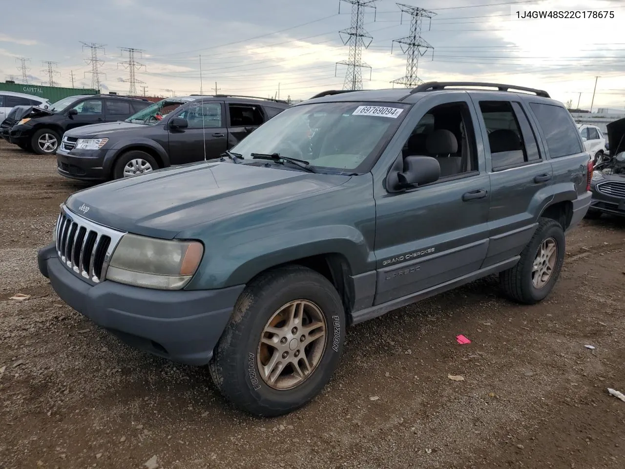 2002 Jeep Grand Cherokee Laredo VIN: 1J4GW48S22C178675 Lot: 69769094