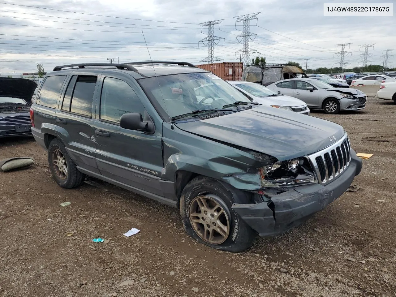 1J4GW48S22C178675 2002 Jeep Grand Cherokee Laredo