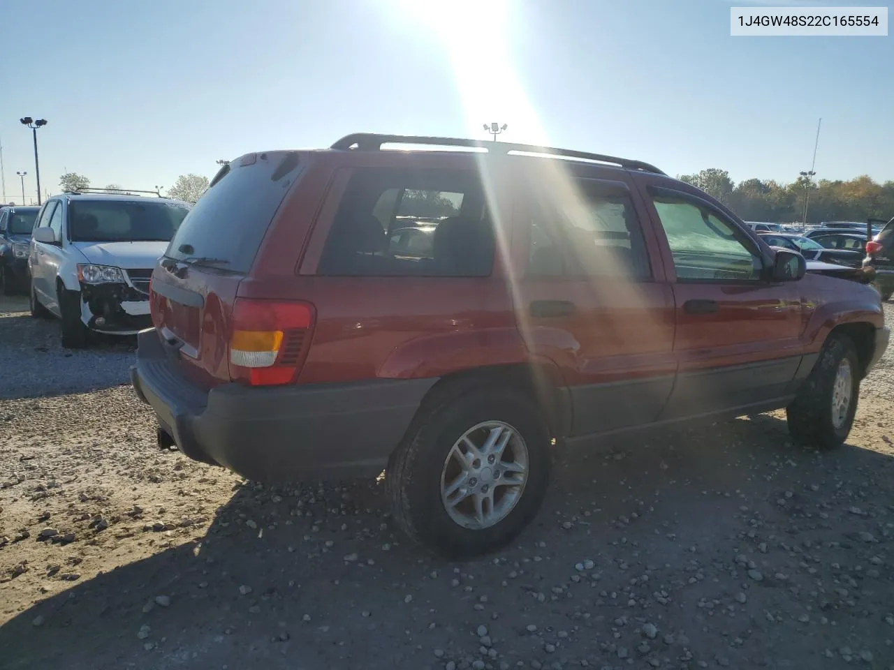 2002 Jeep Grand Cherokee Laredo VIN: 1J4GW48S22C165554 Lot: 70032794